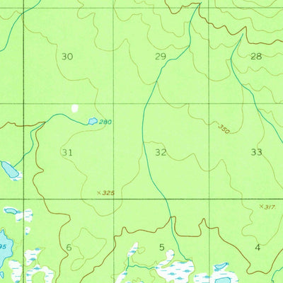 United States Geological Survey Kateel River B-1, AK (1952, 63360-Scale) digital map