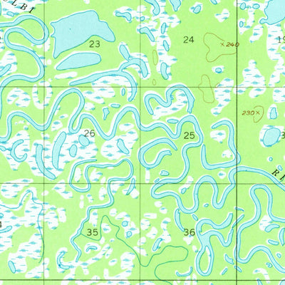 United States Geological Survey Kateel River B-1, AK (1952, 63360-Scale) digital map