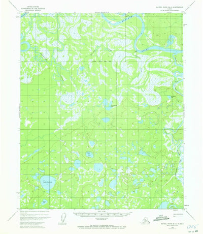 United States Geological Survey Kateel River B-2, AK (1952, 63360-Scale) digital map