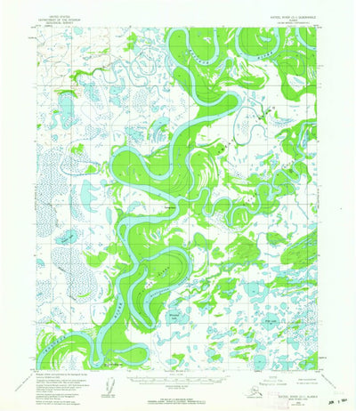 United States Geological Survey Kateel River D-1, AK (1954, 63360-Scale) digital map