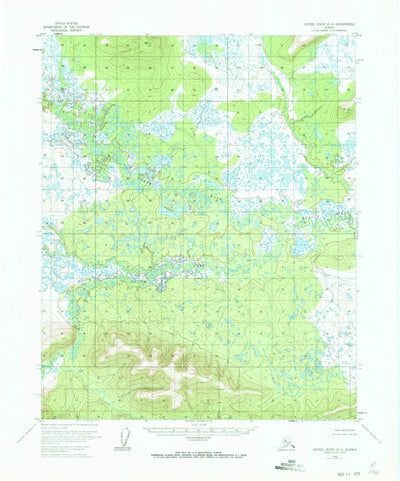 United States Geological Survey Kateel River D-4, AK (1954, 63360-Scale) digital map