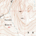 United States Geological Survey Kates Basin, WY (1952, 24000-Scale) digital map
