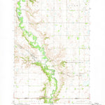 United States Geological Survey Kathryn, ND (1967, 24000-Scale) digital map