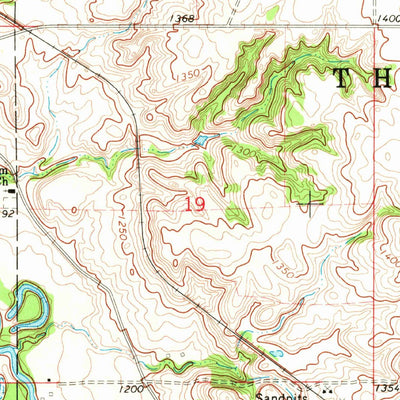 United States Geological Survey Kathryn, ND (1967, 24000-Scale) digital map
