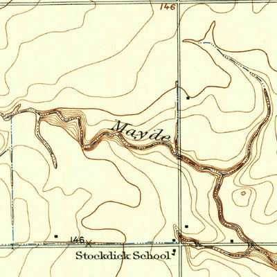 United States Geological Survey Katy, TX (1915, 24000-Scale) digital map
