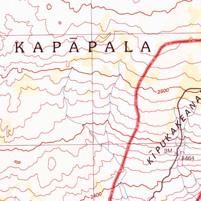 United States Geological Survey Kau Desert, HI (1995, 24000-Scale) digital map