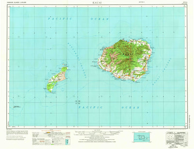 United States Geological Survey Kauai, HI (1970, 250000-Scale) digital map