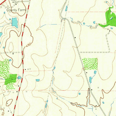 United States Geological Survey Kaufman, TX (1963, 24000-Scale) digital map
