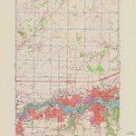 United States Geological Survey Kaukauna, WI (1974, 24000-Scale) digital map