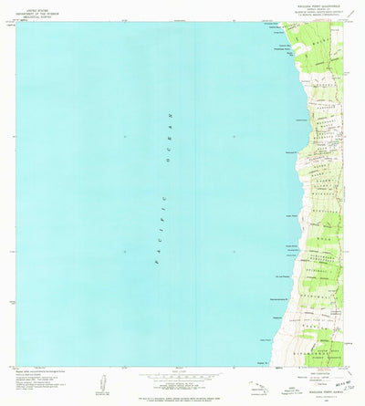United States Geological Survey Kauluoa Point, HI (1962, 24000-Scale) digital map