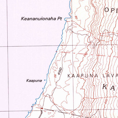 United States Geological Survey Kauluoa Point, HI (1996, 24000-Scale) digital map