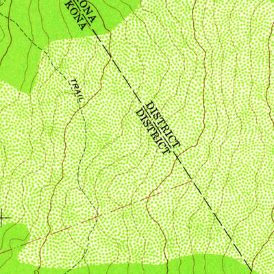 United States Geological Survey Kaunene, HI (1960, 24000-Scale) digital map