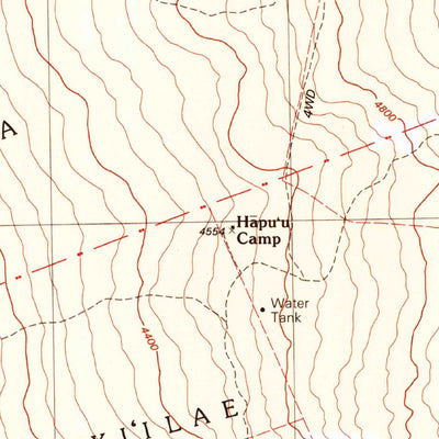 United States Geological Survey Kaunene, HI (1993, 24000-Scale) digital map