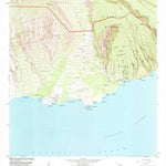 United States Geological Survey Kaupo, HI (1983, 24000-Scale) digital map