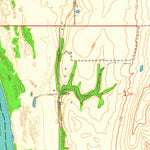 United States Geological Survey Kaw City NW, OK-KS (1963, 24000-Scale) digital map
