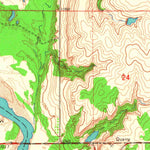 United States Geological Survey Kaw City NW, OK-KS (1963, 24000-Scale) digital map