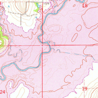 United States Geological Survey Kaw City, OK (1964, 24000-Scale) digital map