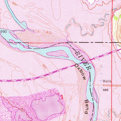 United States Geological Survey Kaw City, OK (1964, 24000-Scale) digital map