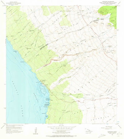 United States Geological Survey Kawaihae, HI (1956, 24000-Scale) digital map