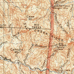 United States Geological Survey Kaweah, CA (1937, 125000-Scale) digital map