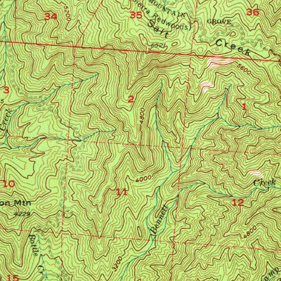 United States Geological Survey Kaweah, CA (1957, 62500-Scale) digital map
