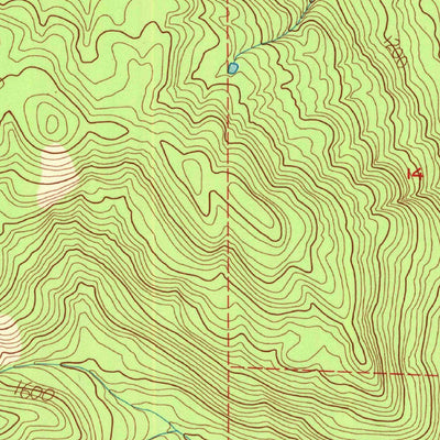 United States Geological Survey Kaweah, CA (1986, 24000-Scale) digital map