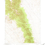 United States Geological Survey Kawich Peak, NV (1952, 62500-Scale) digital map