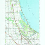 United States Geological Survey Kawkawlin, MI (1967, 24000-Scale) digital map
