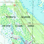 United States Geological Survey Kawkawlin, MI (1967, 24000-Scale) digital map