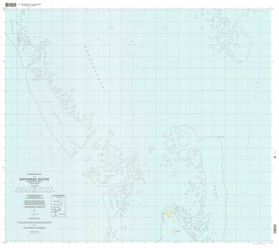 United States Geological Survey Kayangel South, PW (2001, 25000-Scale) digital map