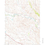 United States Geological Survey Kaycee NE, WY (1961, 24000-Scale) digital map