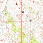 United States Geological Survey Kaycee NE, WY (1961, 24000-Scale) digital map