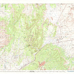 United States Geological Survey Kayenta, AZ-UT (1984, 100000-Scale) digital map