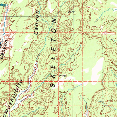 United States Geological Survey Kayenta, AZ-UT (1984, 100000-Scale) digital map