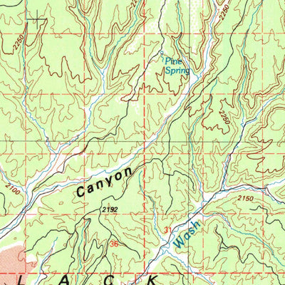 United States Geological Survey Kayenta, AZ-UT (1984, 100000-Scale) digital map