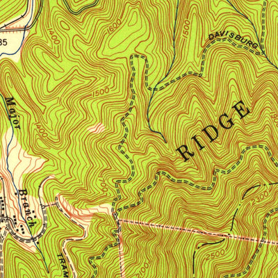 United States Geological Survey Kayjay, KY (1952, 24000-Scale) digital map