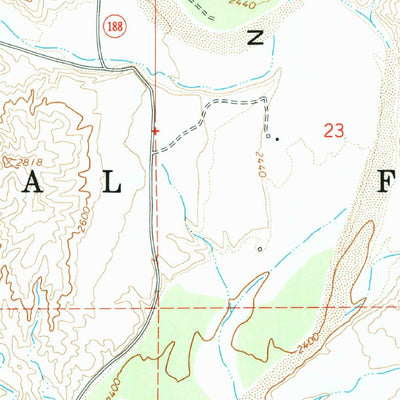 United States Geological Survey Kayler Butte, AZ (1964, 24000-Scale) digital map