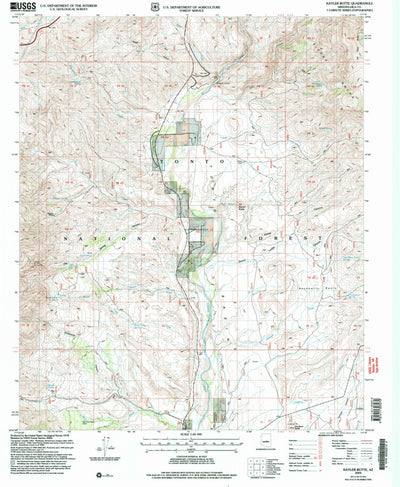 United States Geological Survey Kayler Butte, AZ (2004, 24000-Scale) digital map