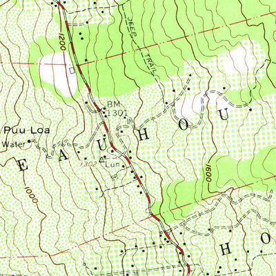 United States Geological Survey Kealakekua, HI (1960, 24000-Scale) digital map