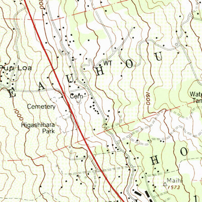 United States Geological Survey Kealakekua, HI (1982, 24000-Scale) digital map