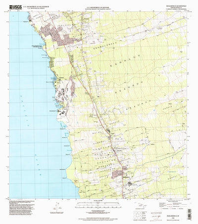 United States Geological Survey Kealakekua, HI (1996, 24000-Scale) digital map