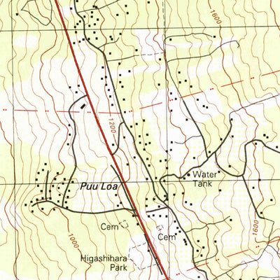 United States Geological Survey Kealakekua, HI (1996, 24000-Scale) digital map