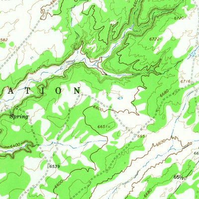 United States Geological Survey Keams Canyon, AZ (1966, 62500-Scale) digital map