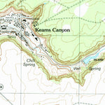 United States Geological Survey Keams Canyon, AZ (1991, 24000-Scale) digital map