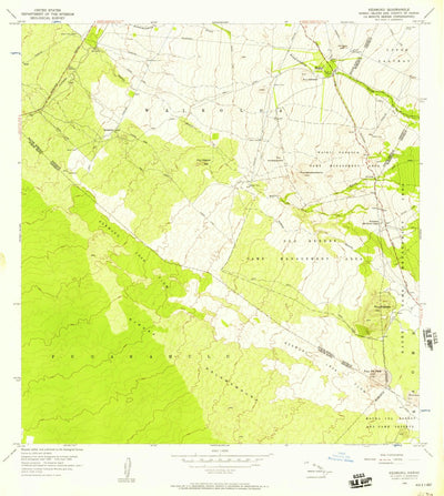 United States Geological Survey Keamuku, HI (1956, 24000-Scale) digital map