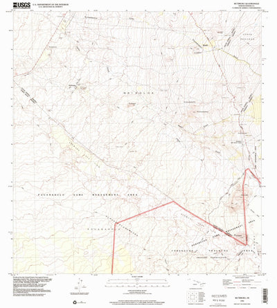 United States Geological Survey Keamuku, HI (1993, 24000-Scale) digital map