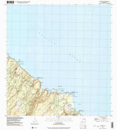 United States Geological Survey Keanae, HI (1992, 24000-Scale) digital map