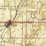 United States Geological Survey Kearney, MO (1945, 62500-Scale) digital map