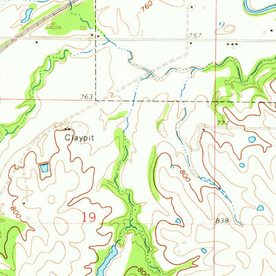 United States Geological Survey Kearney, MO (1971, 24000-Scale) digital map