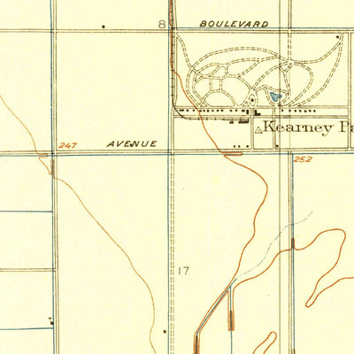 United States Geological Survey Kearney Park, CA (1923, 31680-Scale) digital map